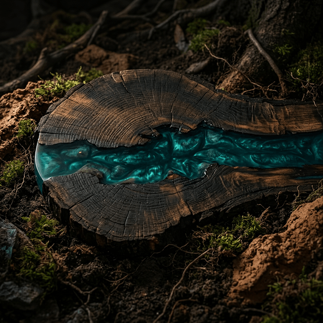 RHIZO - luxury wood and epoxy design